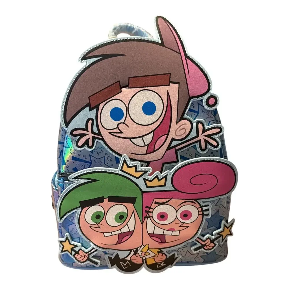 Loungefly The Fairly OddParents NYCC Limited Edition glow mini backpack NWT